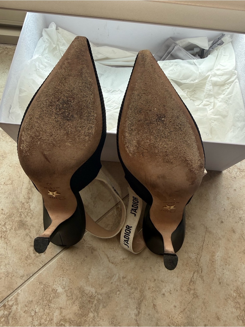 Dior J'Adior Slingback Pump
Black Technical Fabric size 39 - Picture 6 of 7